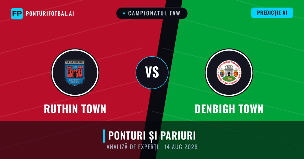 Ruthin Town vs Denbigh Town — pronostic și avancronică meci