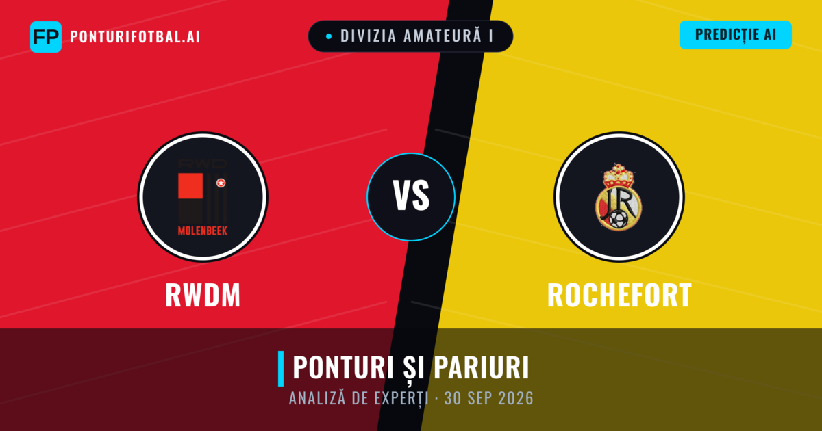 RWDM vs Rochefort — pronostic și avancronică meci