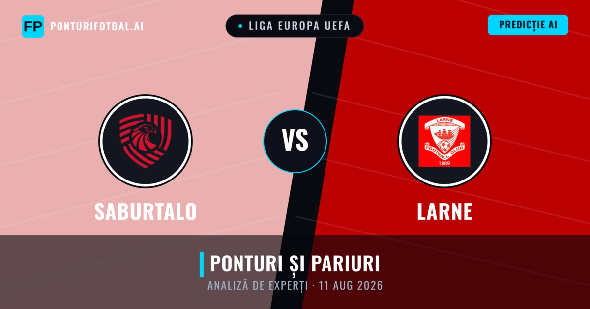 FC Iberia 1999 vs Larne — pronostic și avancronică meci