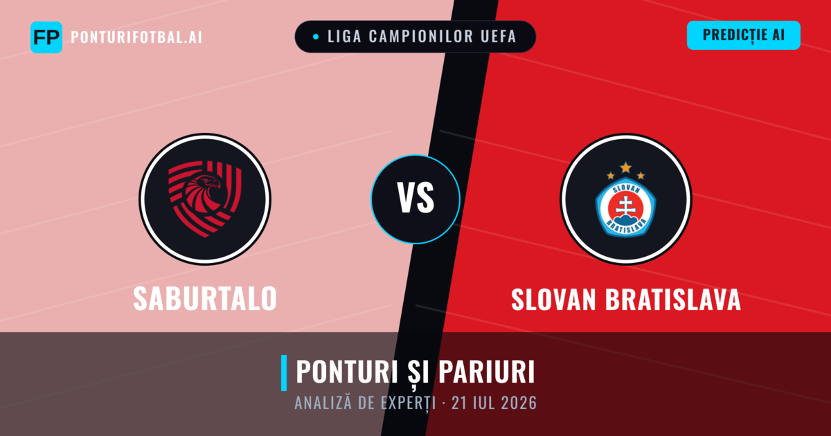 FC Iberia 1999 vs Slovan Bratislava — pronostic și avancronică meci