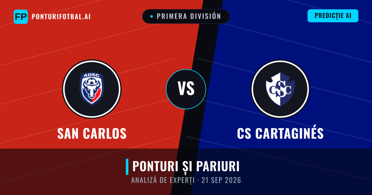 San Carlos vs CS Cartaginés — pronostic și avancronică meci
