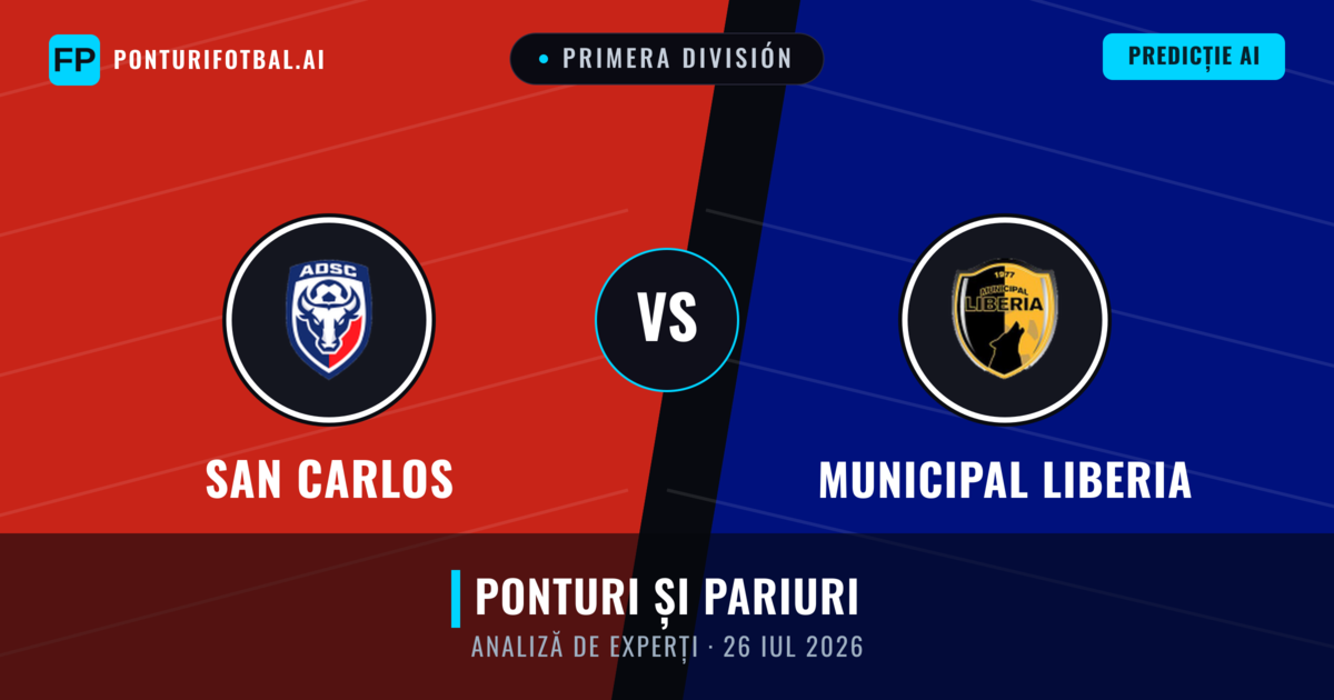 San Carlos vs Municipal Liberia — pronostic și avancronică meci