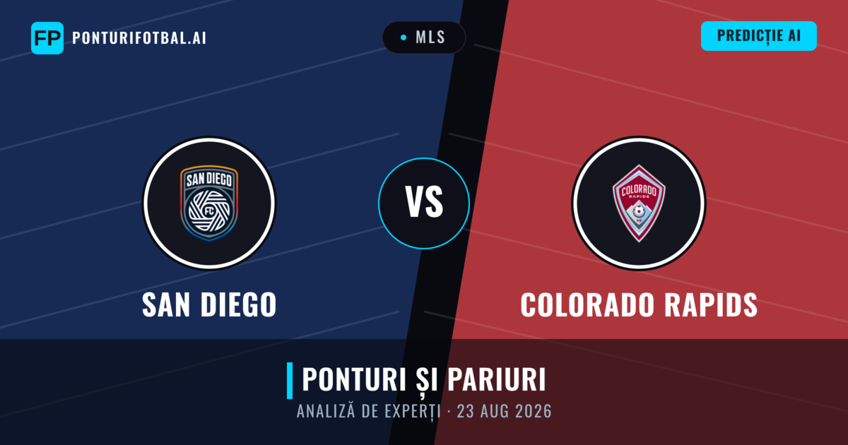 San Diego vs Colorado Rapids — pronostic și avancronică meci