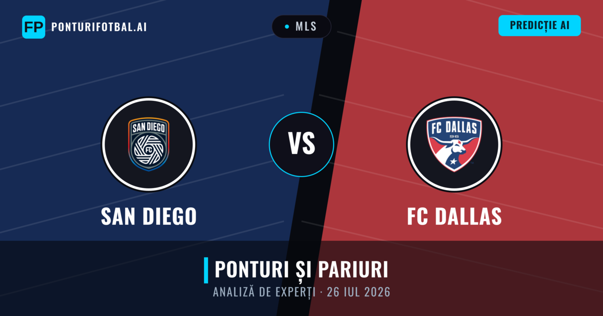 San Diego vs FC Dallas — pronostic și avancronică meci