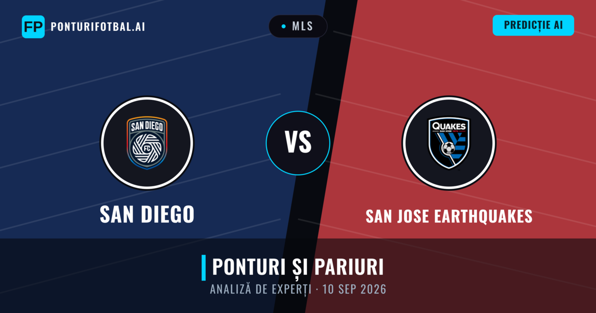 San Diego vs San Jose Earthquakes — pronostic și avancronică meci