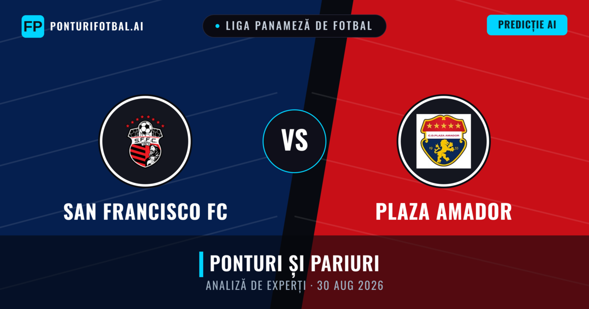 San Francisco FC vs Plaza Amador — pronostic și avancronică meci