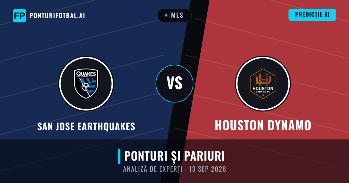 San Jose Earthquakes vs Houston Dynamo — pronostic și avancronică meci