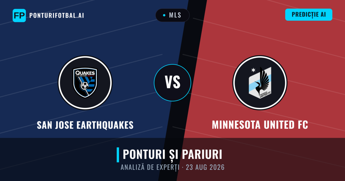 San Jose Earthquakes vs Minnesota United FC — pronostic și avancronică meci