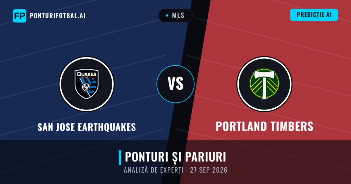 San Jose Earthquakes vs Portland Timbers — pronostic și avancronică meci