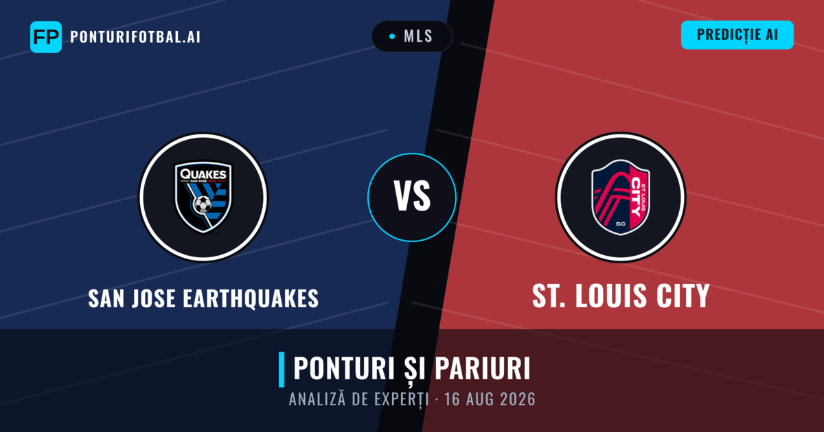 San Jose Earthquakes vs St. Louis City — pronostic și avancronică meci