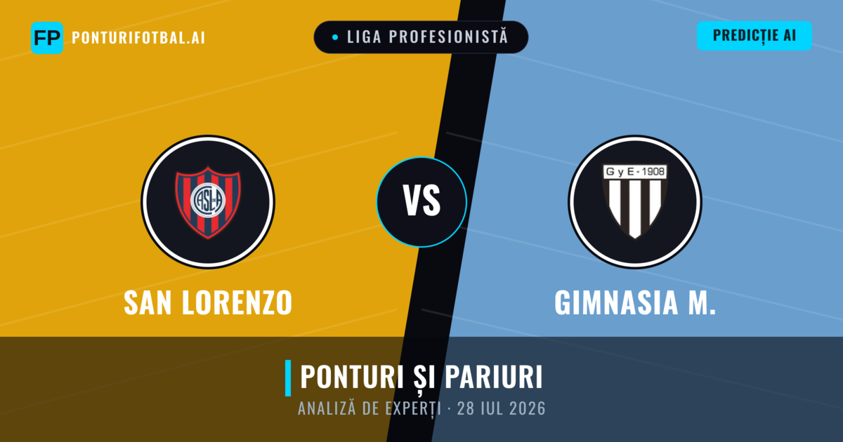 San Lorenzo vs Gimnasia M. — pronostic și avancronică meci