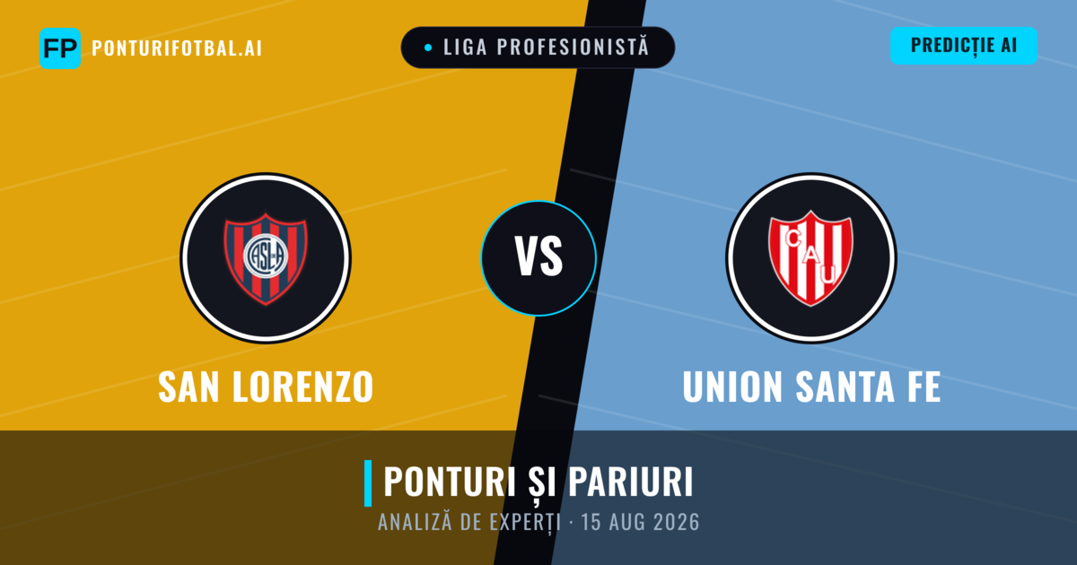 San Lorenzo vs Union Santa Fe — pronostic și avancronică meci