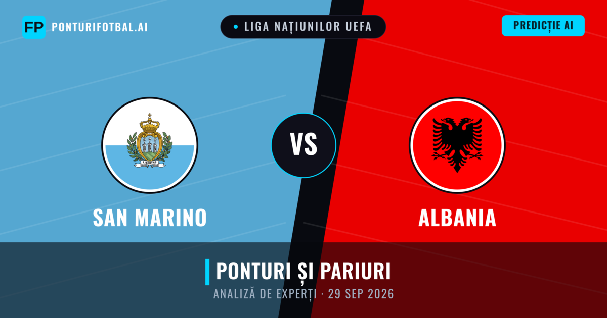 San Marino vs Albania — pronostic și avancronică meci
