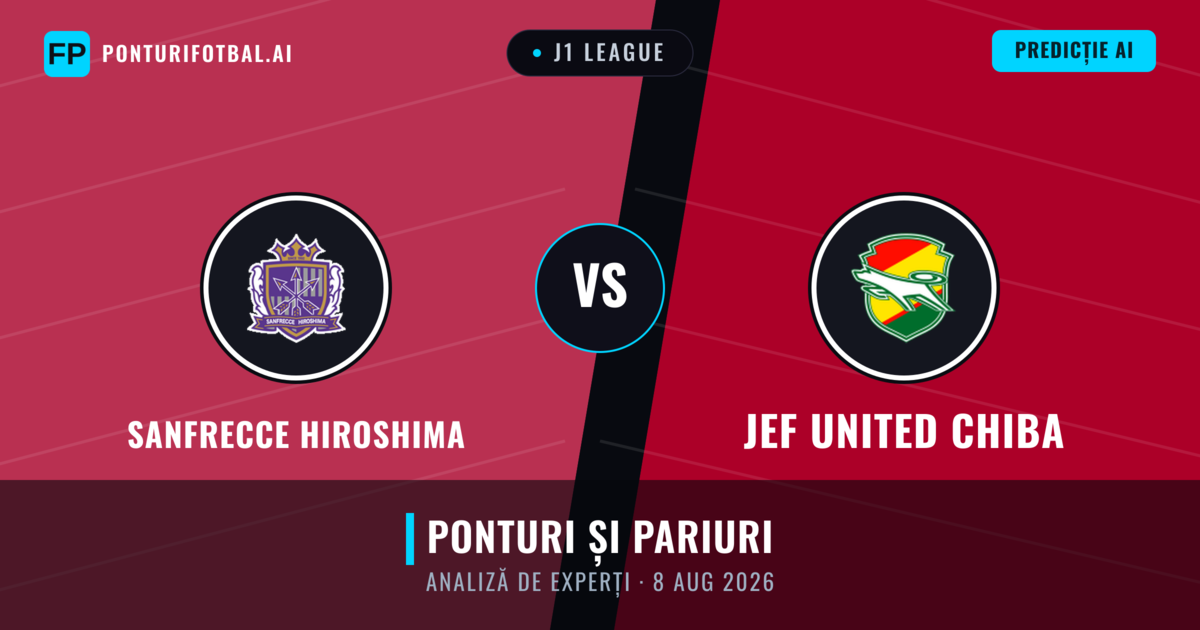Sanfrecce Hiroshima vs JEF United Chiba — pronostic și avancronică meci