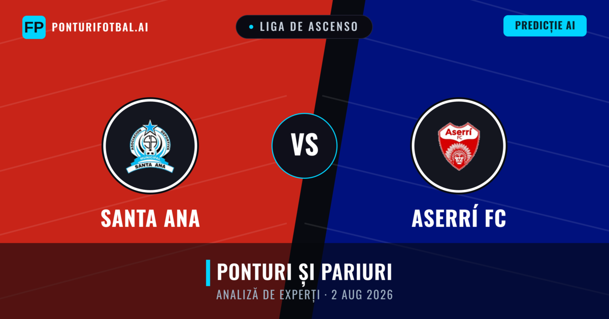 Santa Ana vs Aserrí FC — pronostic și avancronică meci