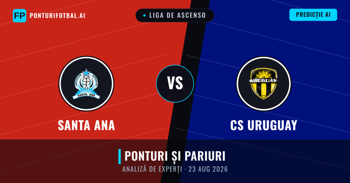 Santa Ana vs CS Uruguay — pronostic și avancronică meci