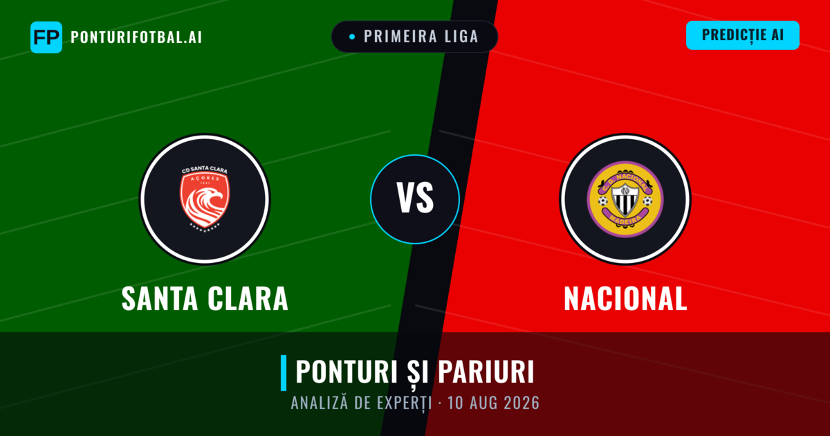 Santa Clara vs Nacional — pronostic și avancronică meci