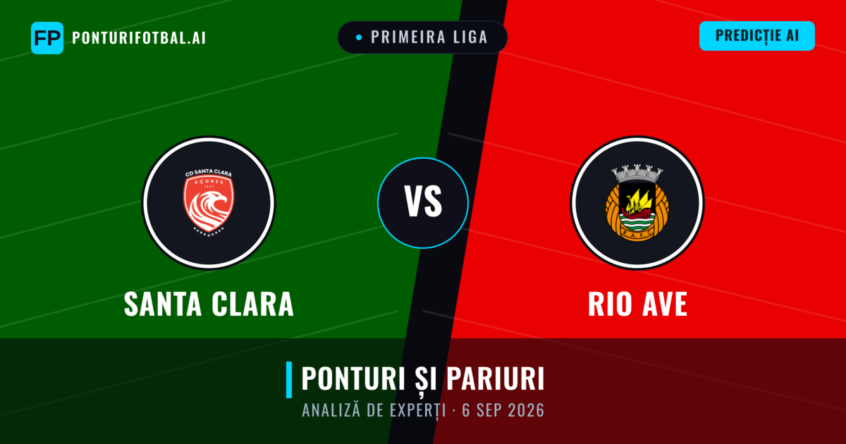 Santa Clara vs Rio Ave — pronostic și avancronică meci