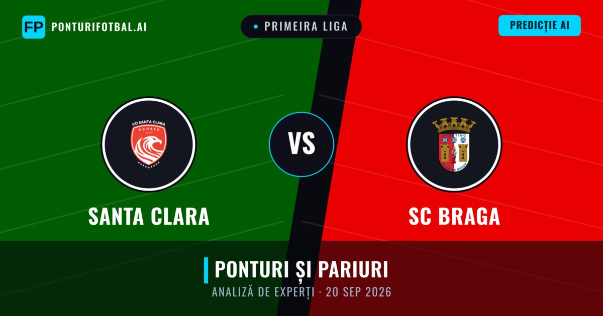 Santa Clara vs SC Braga — pronostic și avancronică meci