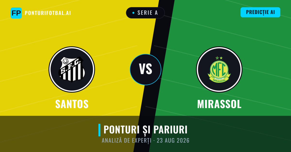 Santos vs Mirassol — pronostic și avancronică meci