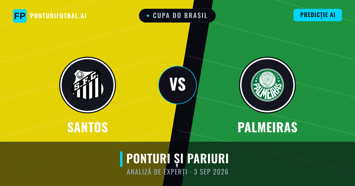 Santos vs Palmeiras — pronostic și avancronică meci