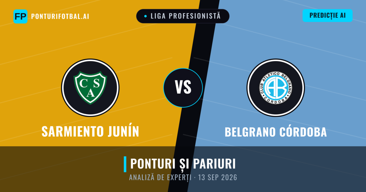 Sarmiento Junín vs Belgrano Córdoba — pronostic și avancronică meci