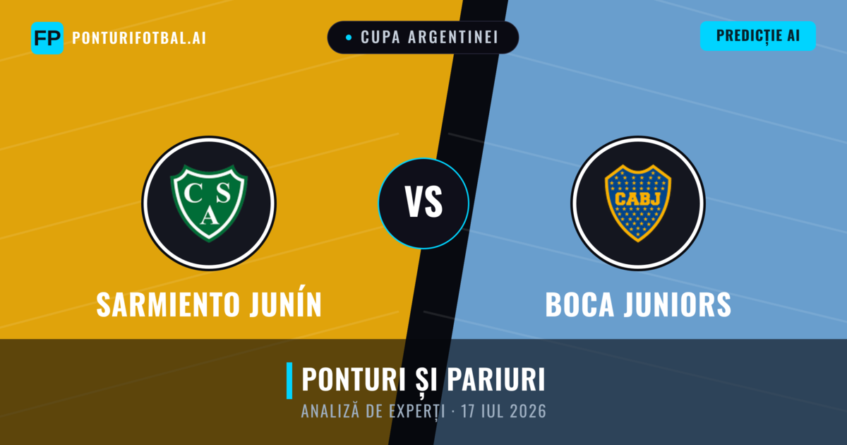 Sarmiento Junín vs Boca Juniors — pronostic și avancronică meci