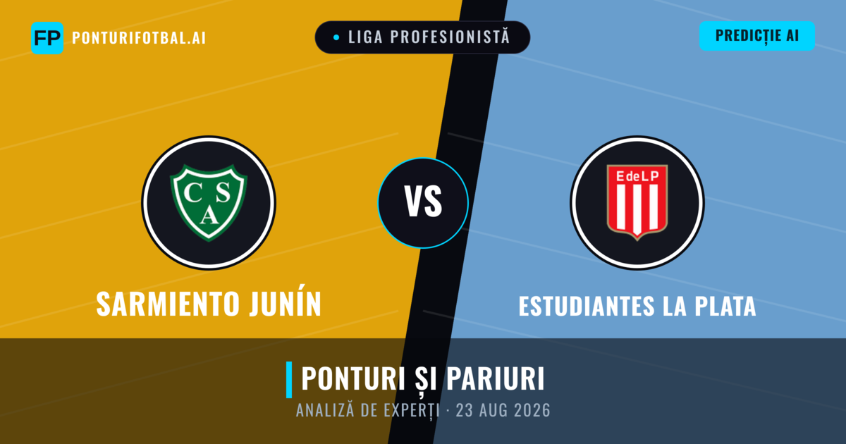 Sarmiento Junín vs Estudiantes La Plata — pronostic și avancronică meci