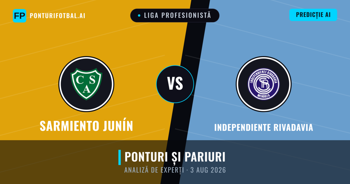 Sarmiento Junín vs Independiente Rivadavia — pronostic și avancronică meci