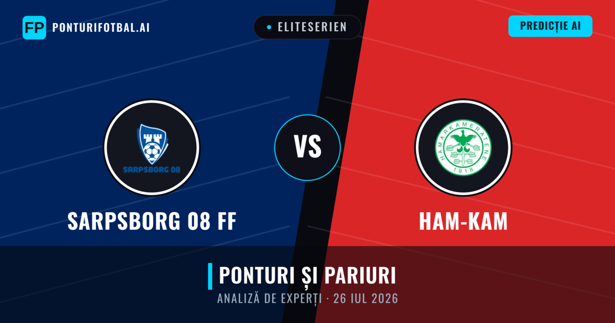 Sarpsborg 08 FF vs Ham-Kam — pronostic și avancronică meci