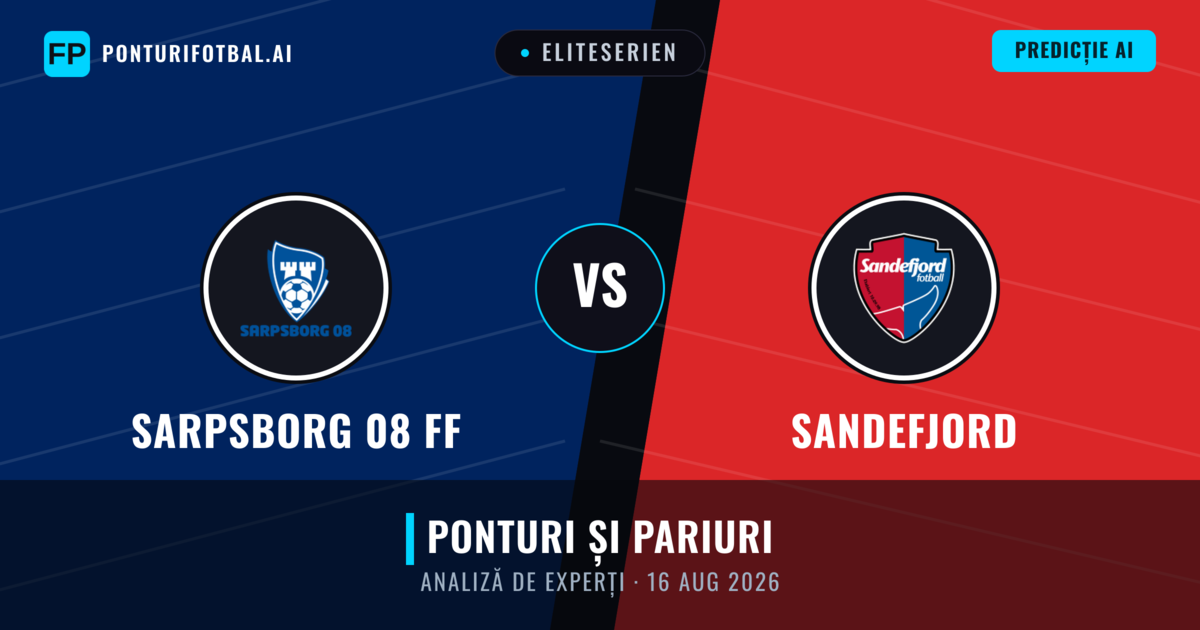 Sarpsborg 08 FF vs Sandefjord — pronostic și avancronică meci