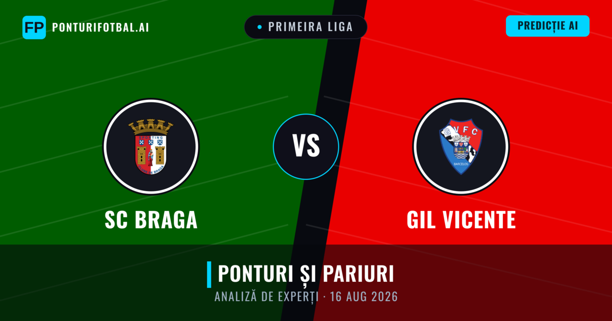 SC Braga vs GIL Vicente — pronostic și avancronică meci