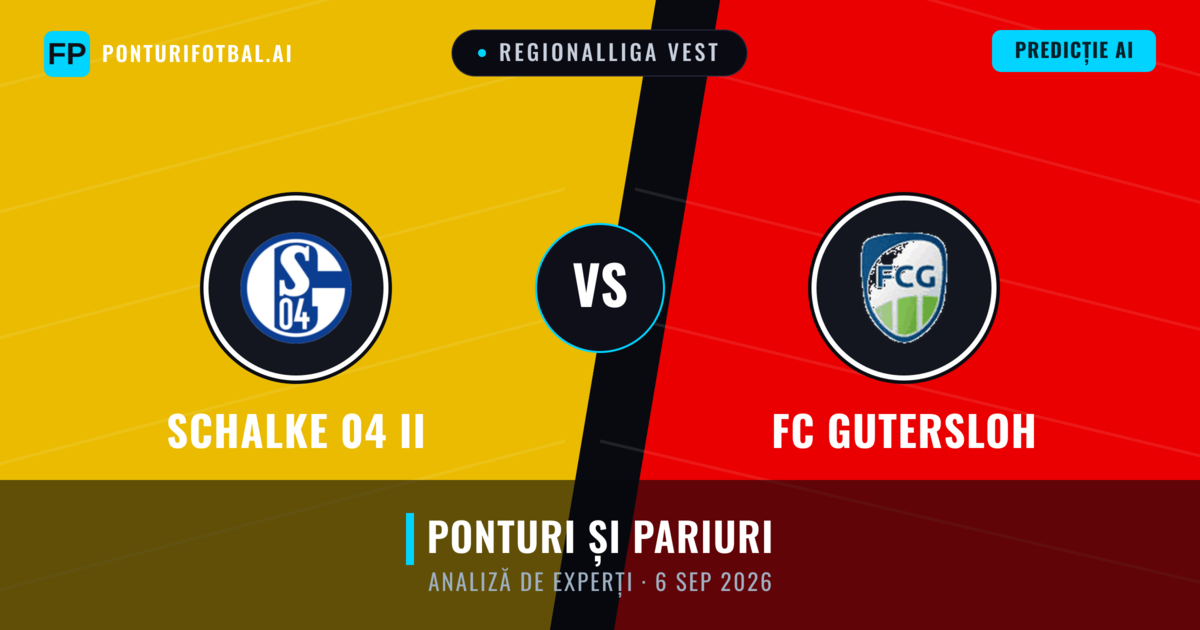 Schalke 04 II vs FC Gutersloh — pronostic și avancronică meci