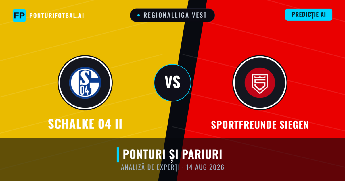 Schalke 04 II vs Sportfreunde Siegen — pronostic și avancronică meci