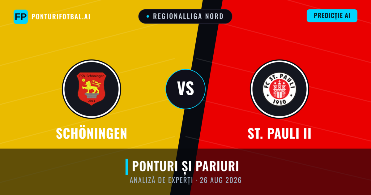Schöningen vs St. Pauli II — pronostic și avancronică meci