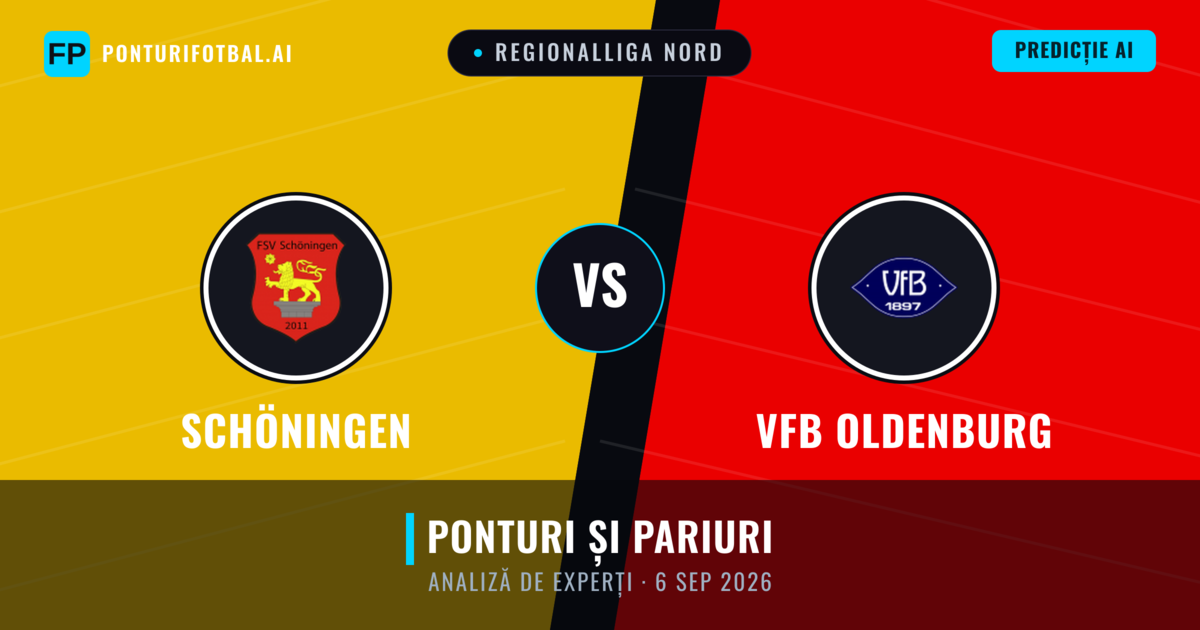 Schöningen vs VfB Oldenburg — pronostic și avancronică meci