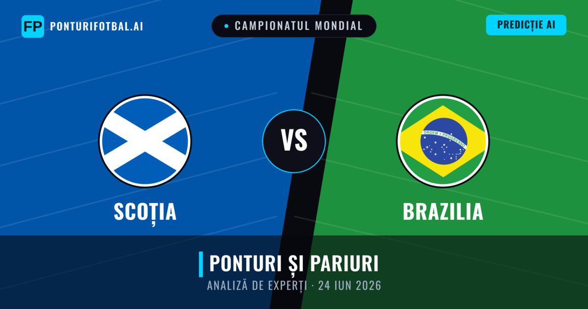 Scoția vs Brazilia — pronostic și avancronică meci