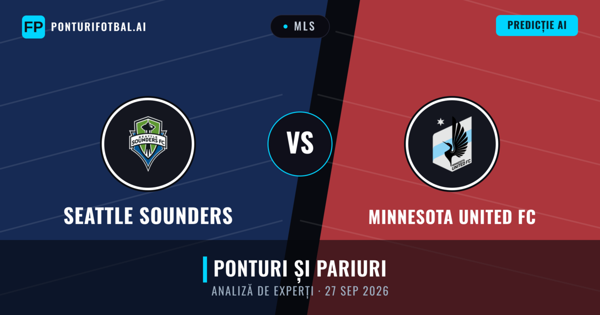 Seattle Sounders vs Minnesota United FC — pronostic și avancronică meci