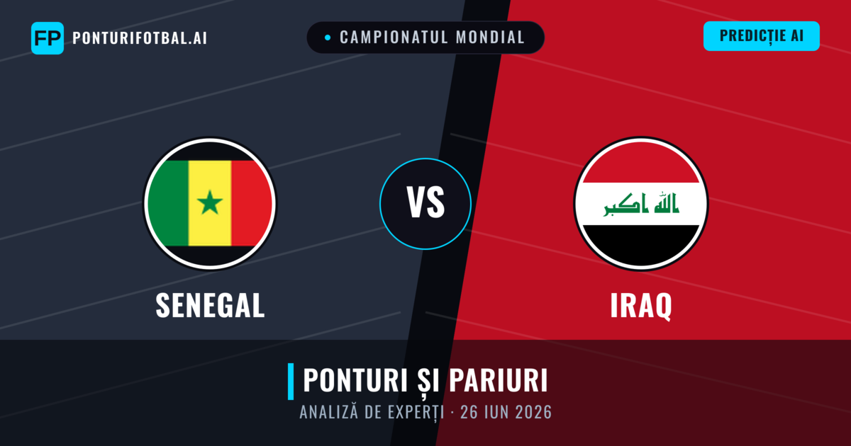 Senegal vs Iraq — pronostic și avancronică meci