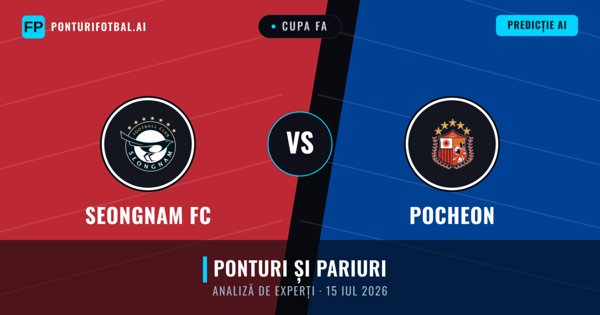 Seongnam FC vs Pocheon — pronostic și avancronică meci