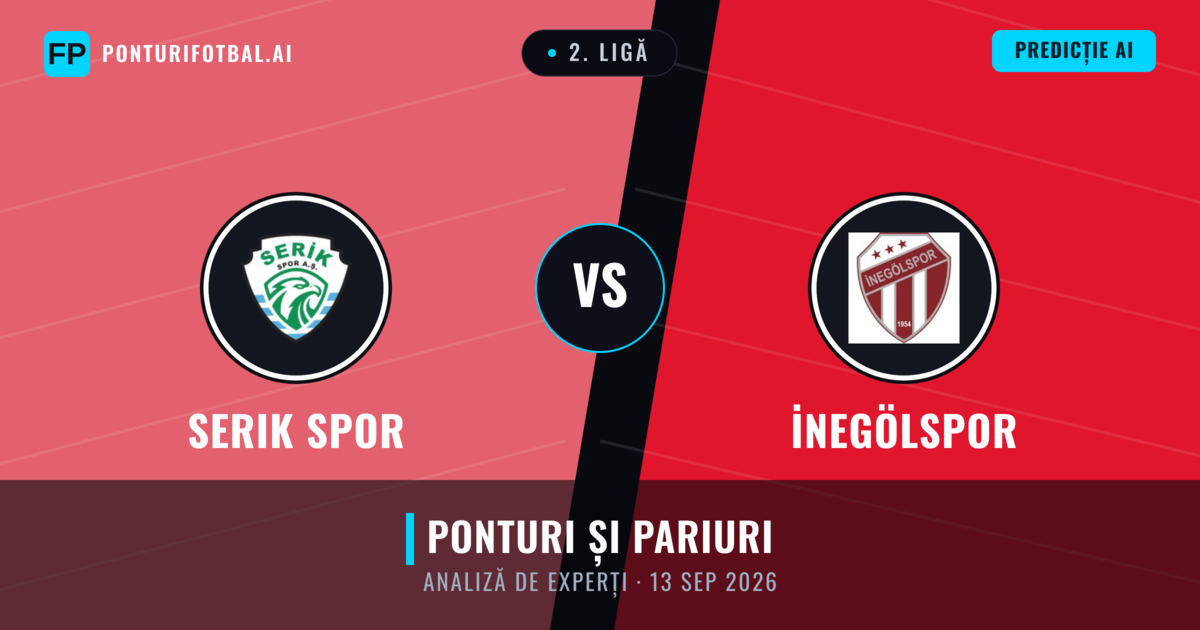 Serik Spor vs İnegölspor — pronostic și avancronică meci