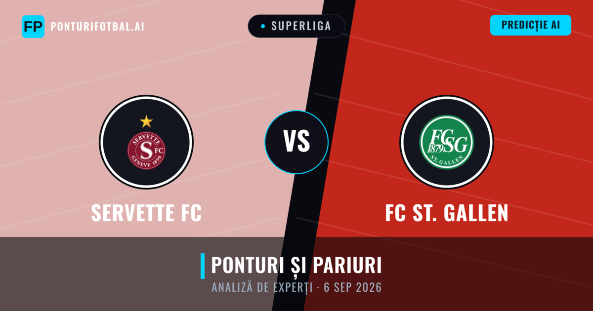 Servette FC vs FC St. Gallen — pronostic și avancronică meci