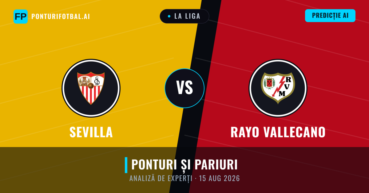 Sevilla vs Rayo Vallecano — pronostic și avancronică meci