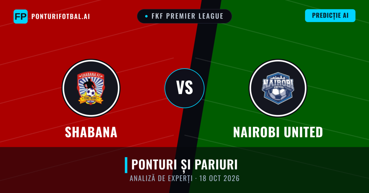 Shabana vs Nairobi United — pronostic și avancronică meci