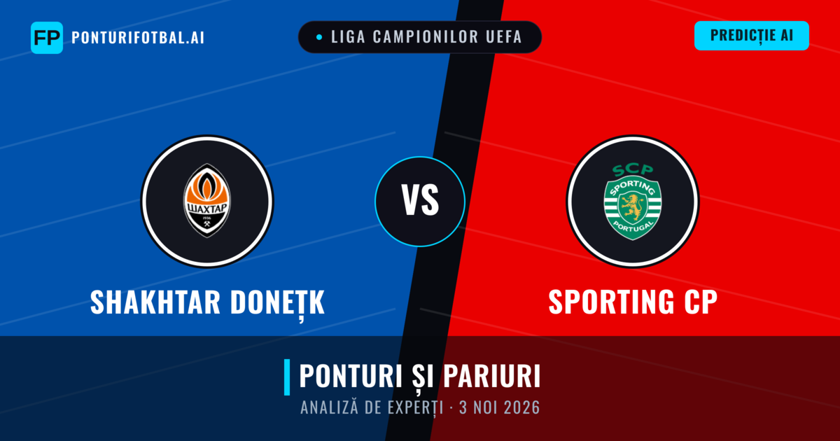Shakhtar Donețk vs Sporting CP — pronostic și avancronică meci