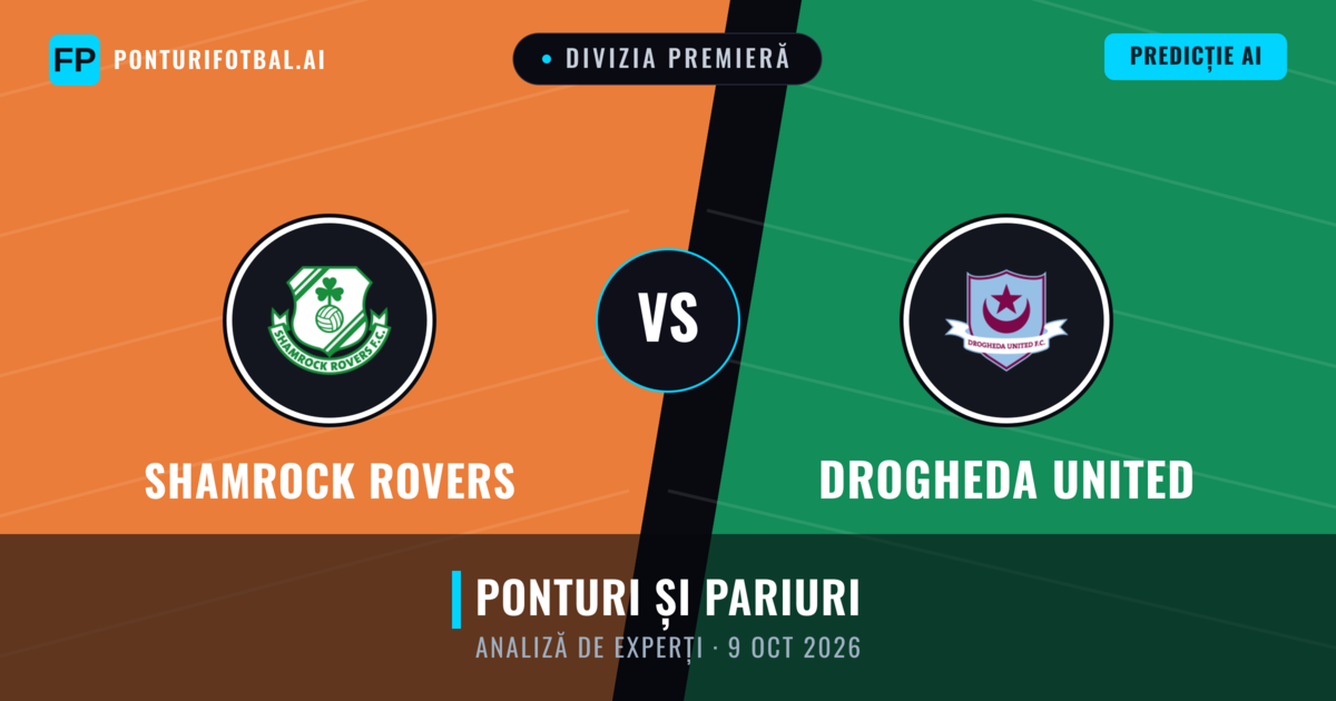 Shamrock Rovers vs Drogheda United — pronostic și avancronică meci
