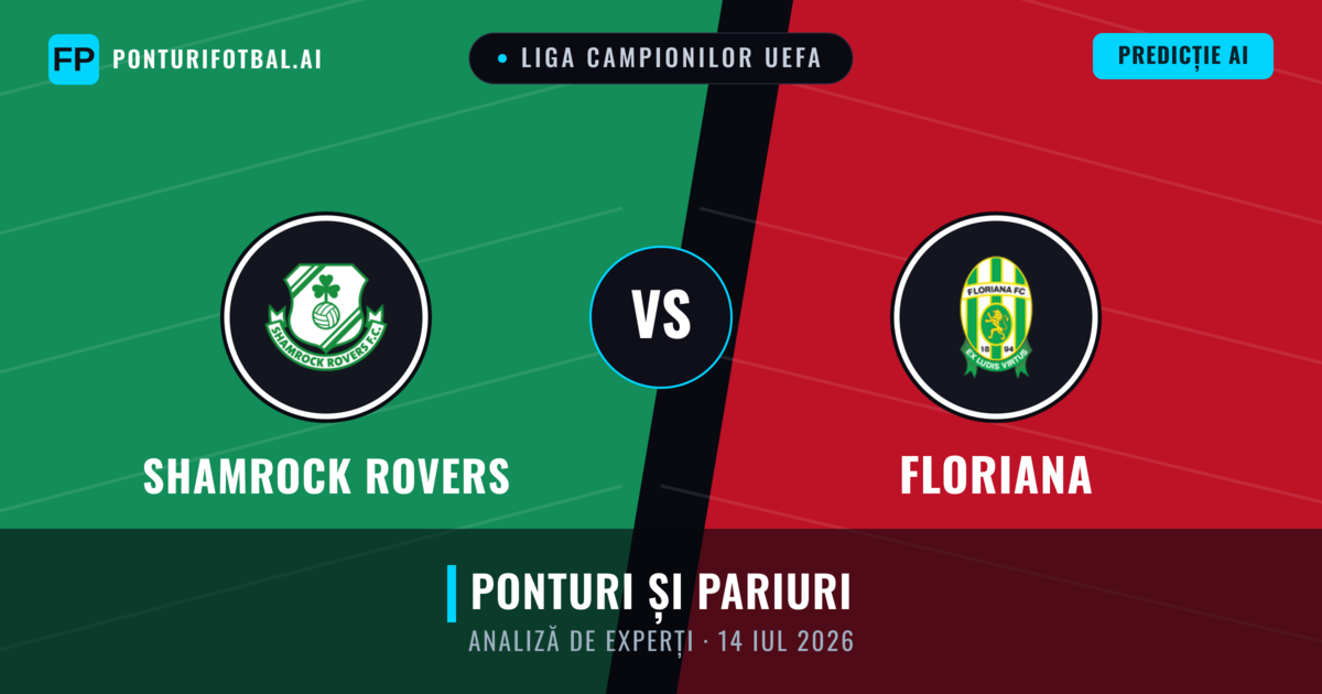Shamrock Rovers vs Floriana — pronostic și avancronică meci