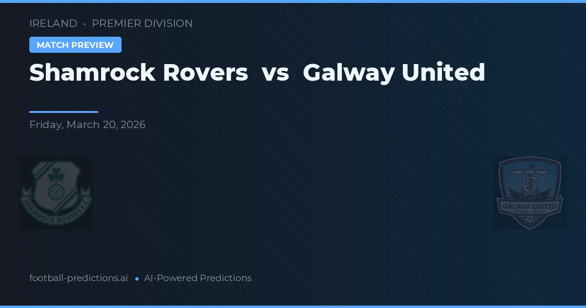 Shamrock Rovers vs Galway United — pronostic și avancronică meci