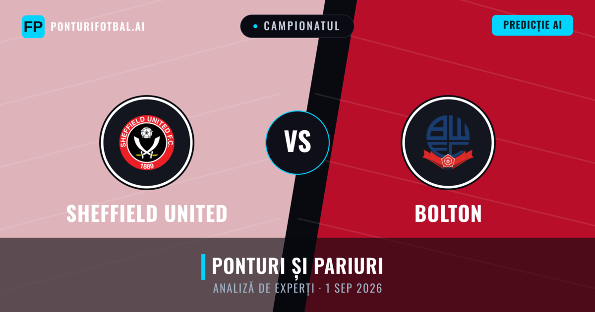 Sheffield United vs Bolton — pronostic și avancronică meci