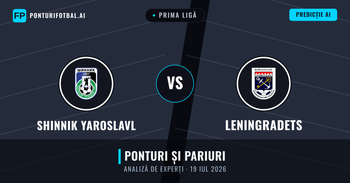 Shinnik Yaroslavl vs Leningradets — pronostic și avancronică meci